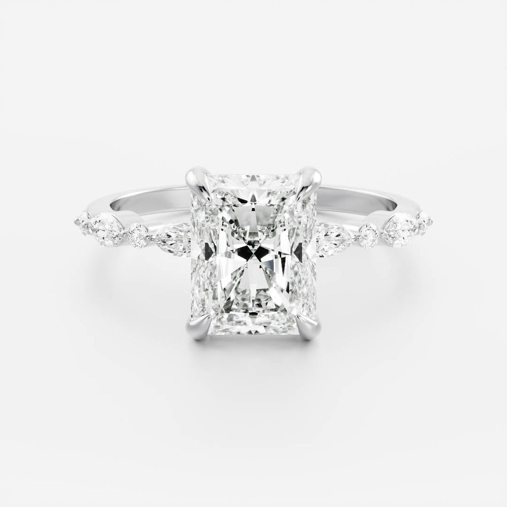Radiant Cut Labgrown Engagement Ring