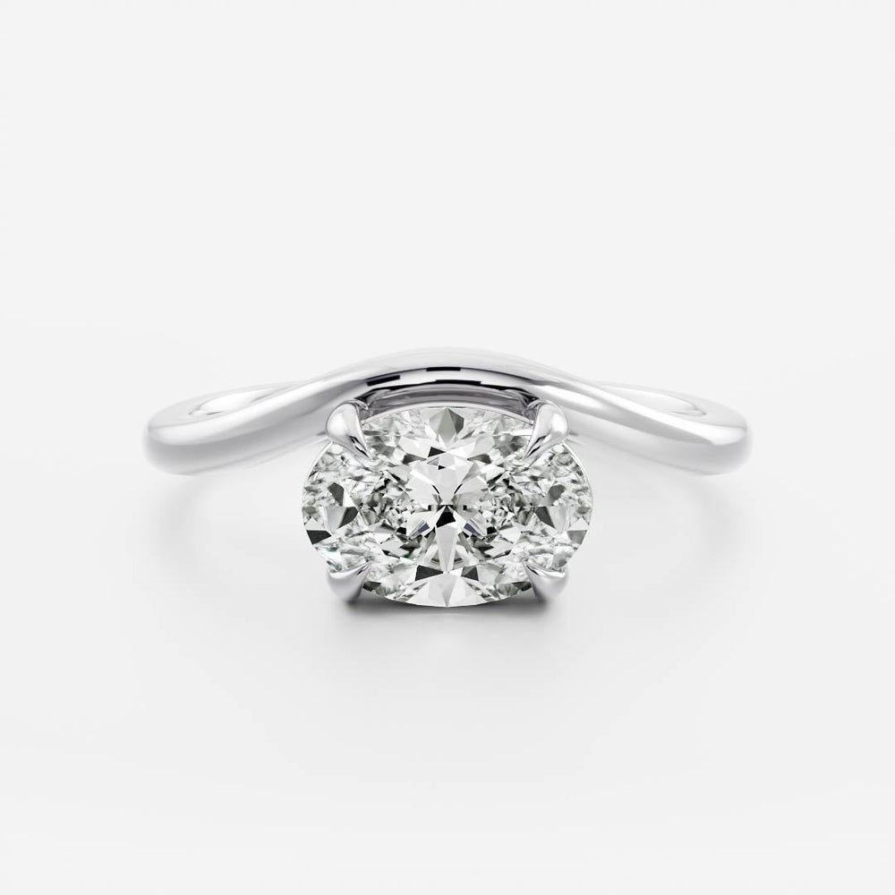 Oval Cut Labgrown Engagement Ring