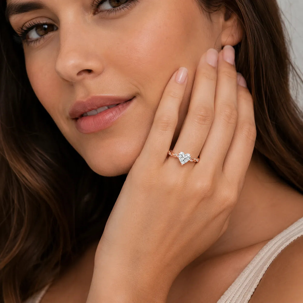 Cushion Cut Twisted Engagement Ring