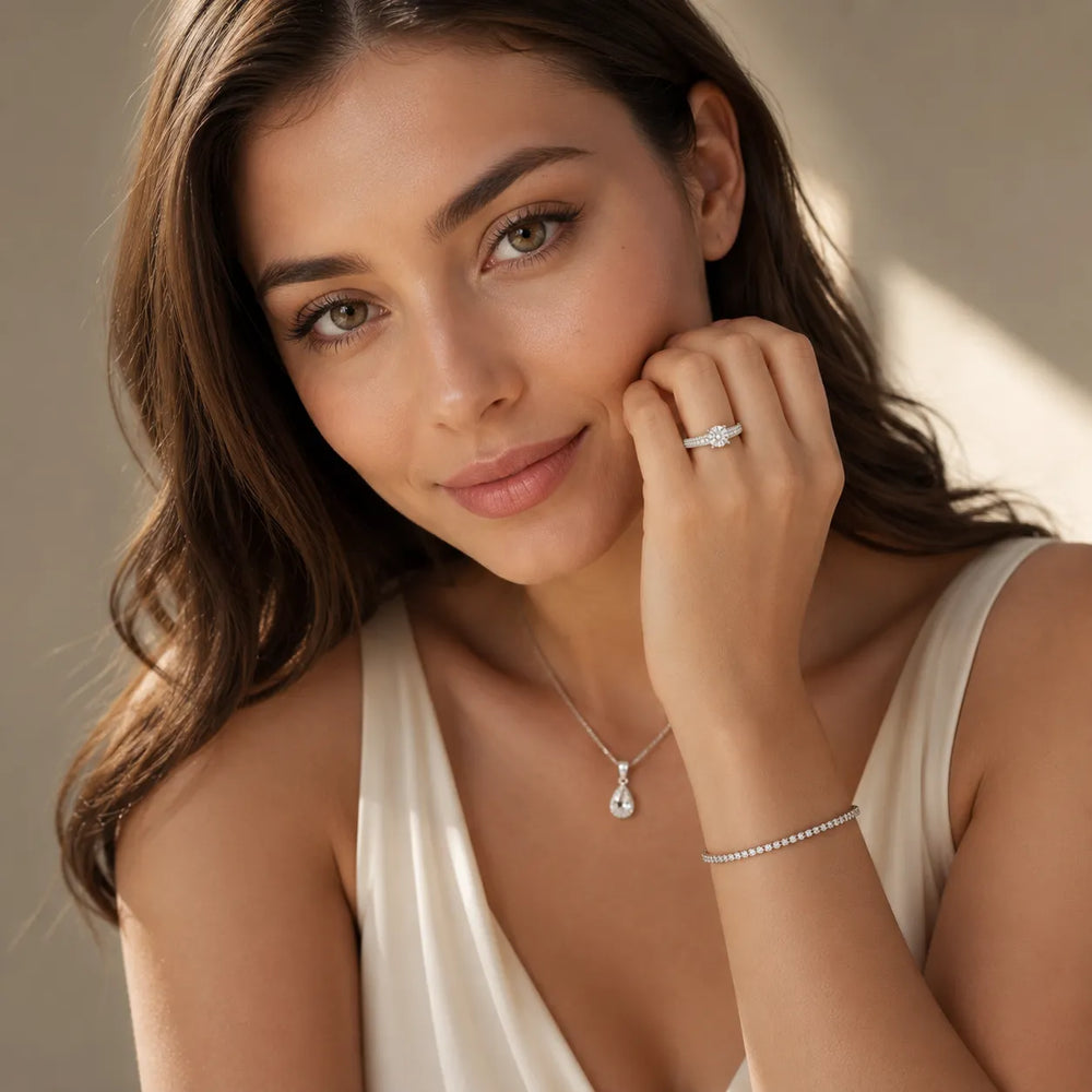 Vintage Milgrain Accent Solitaire Ring