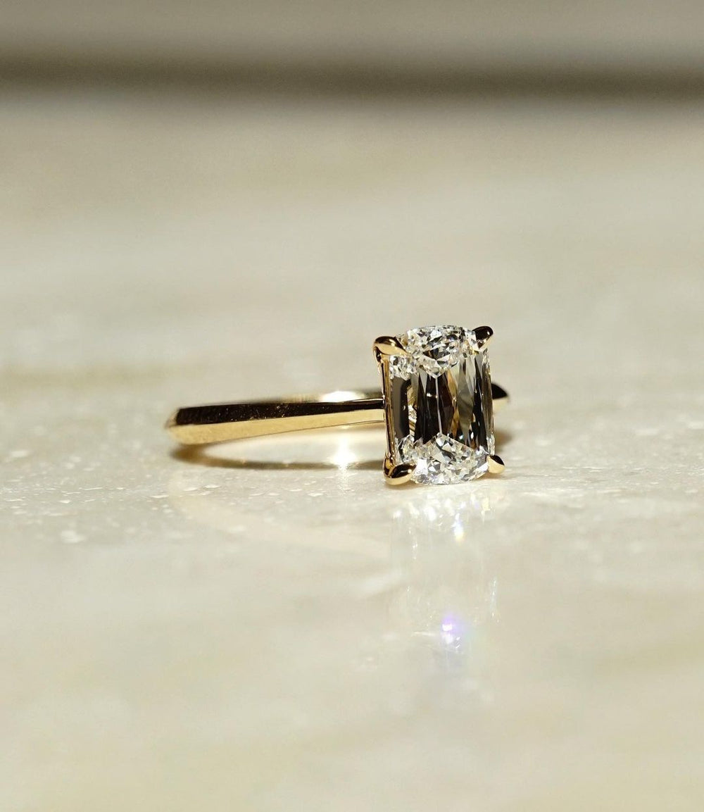 Criss Cut Labgrown Engagement Ring