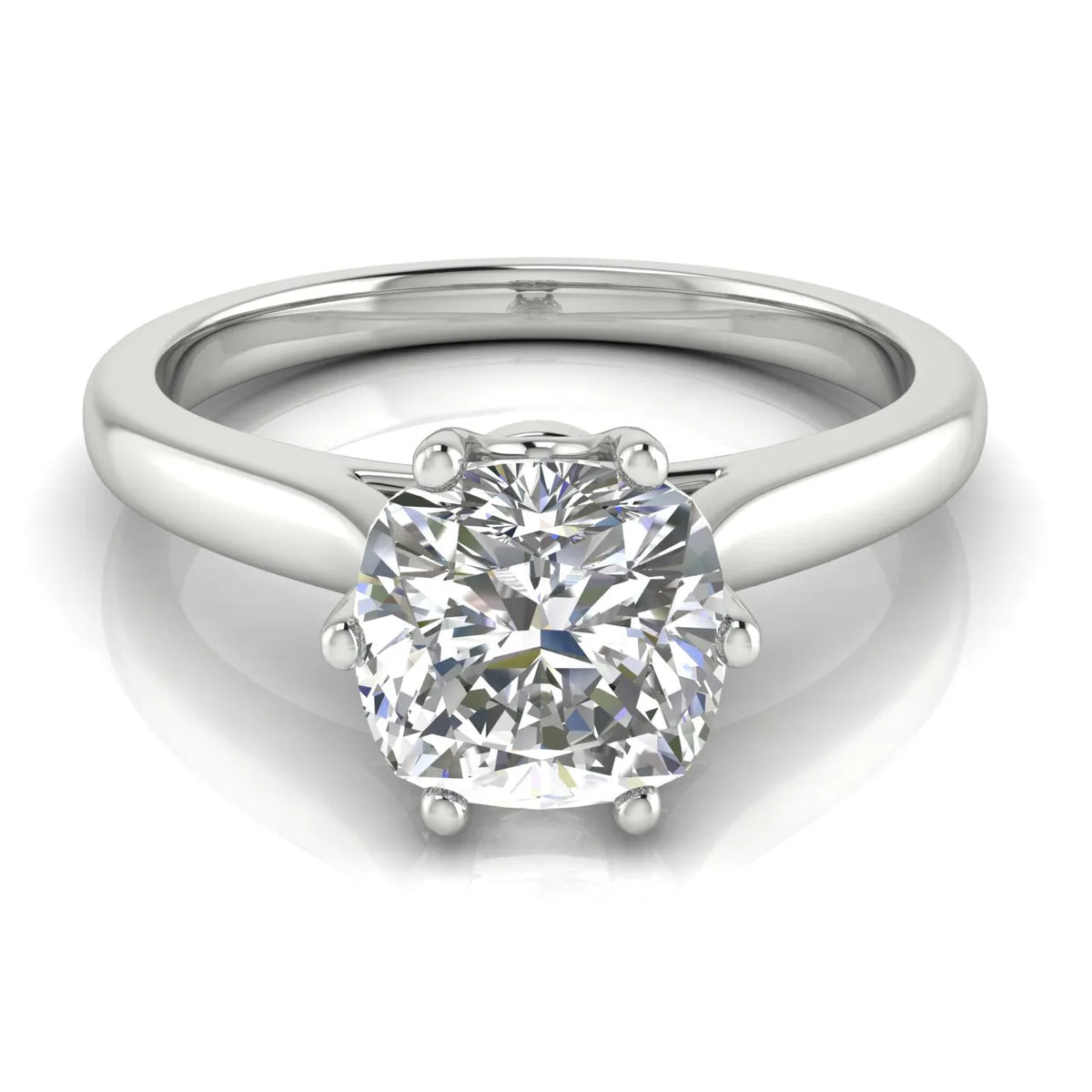 Romantic Solitaire Ring with Timeless Design