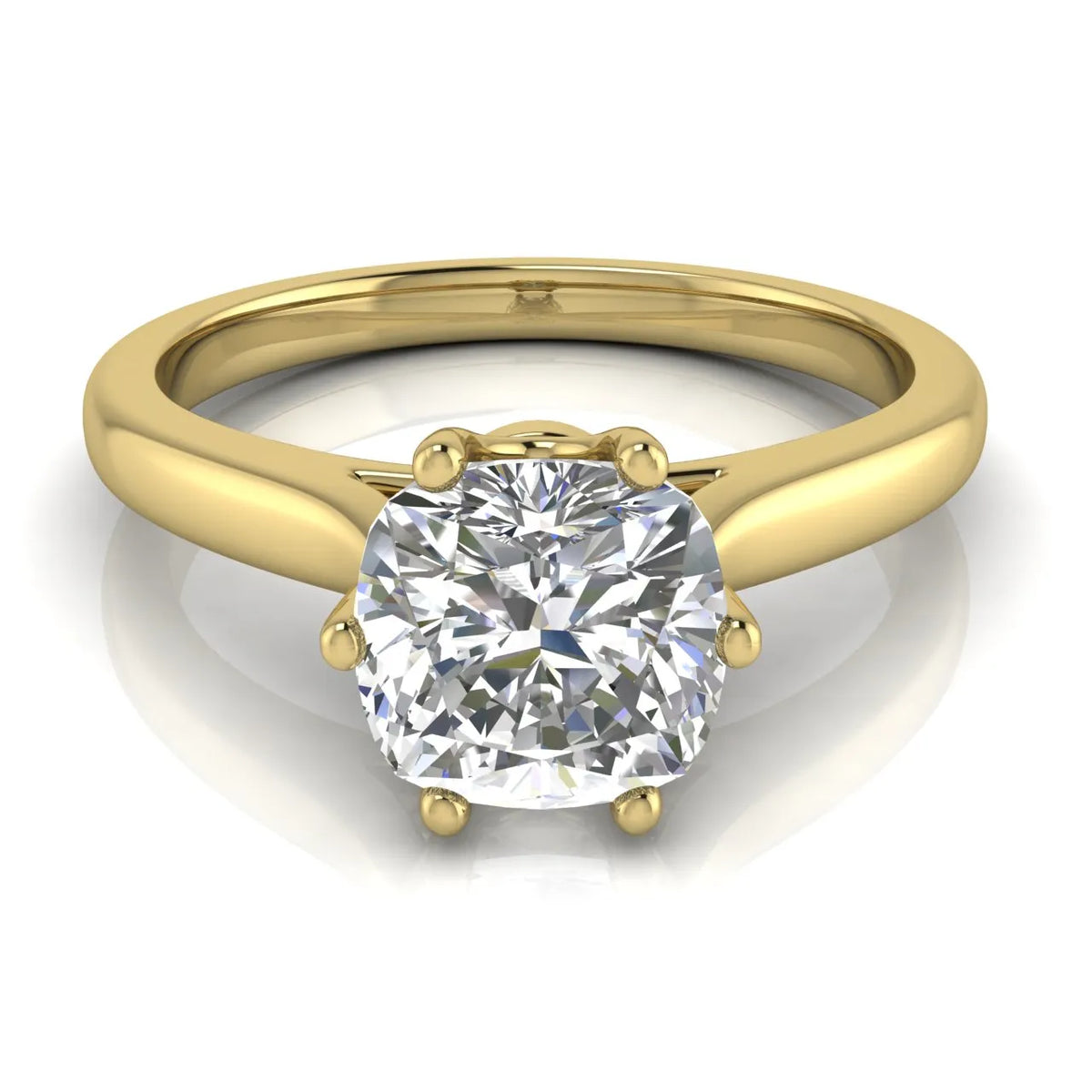 Romantic Solitaire Ring with Timeless Design