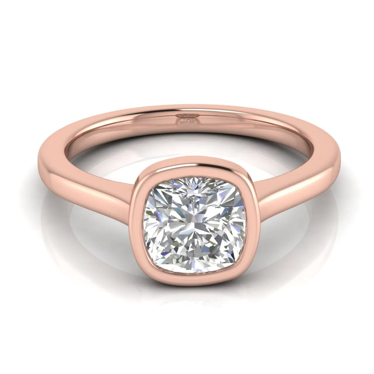 Romantic Halo Solitaire Ring