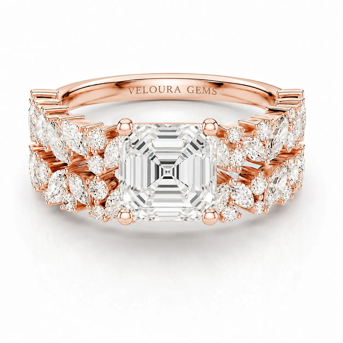 Celestial Symphony Two Step Wear Diamond Ring