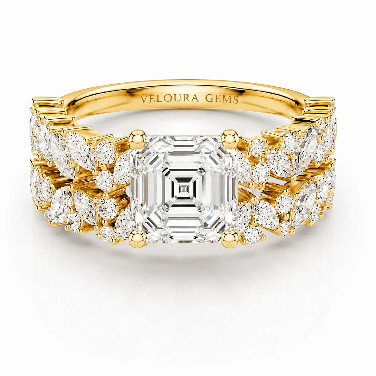 Celestial Symphony Two Step Wear Diamond Ring