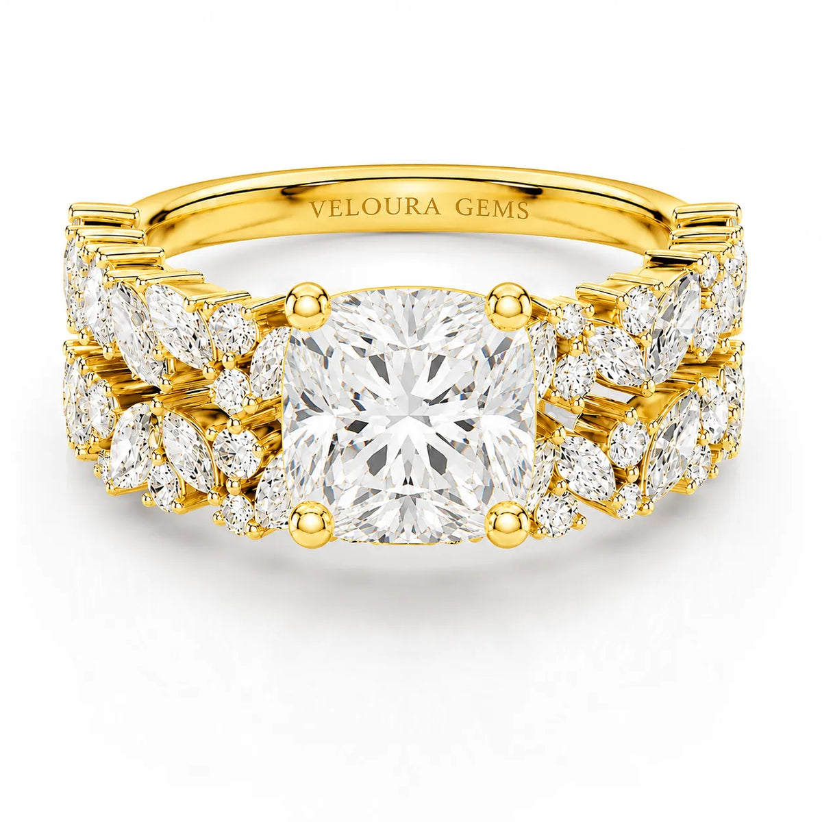 Celestial Symphony Two Step Wear Diamond Ring