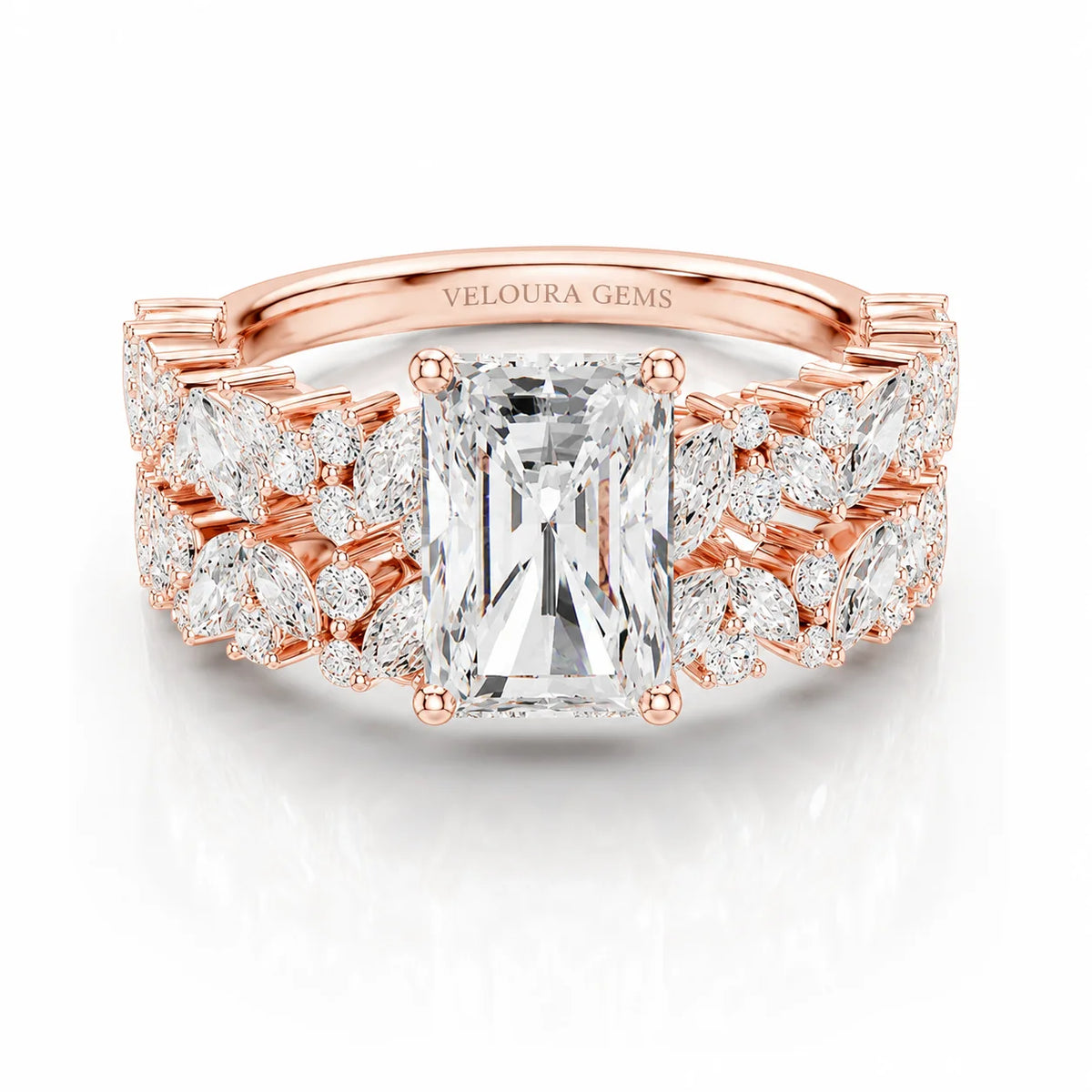 Celestial Symphony Two Step Wear Diamond Ring