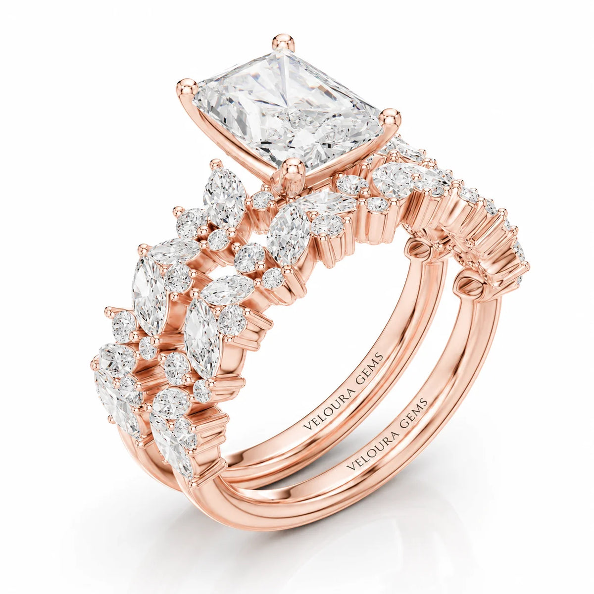 Celestial Symphony Two Step Wear Diamond Ring