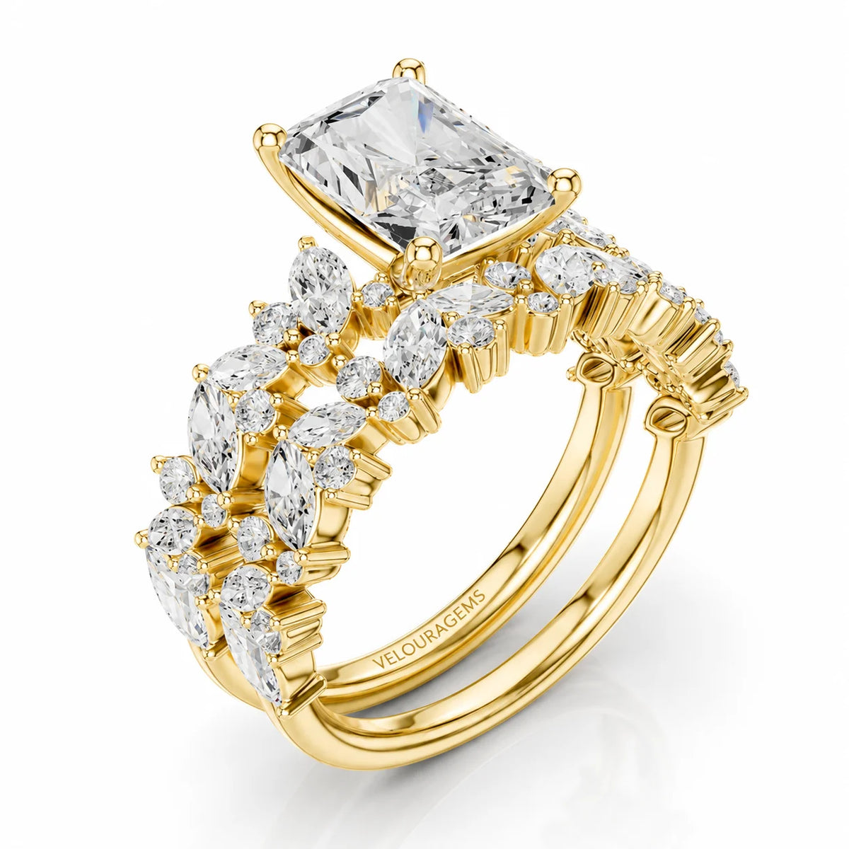 Celestial Symphony Two Step Wear Diamond Ring