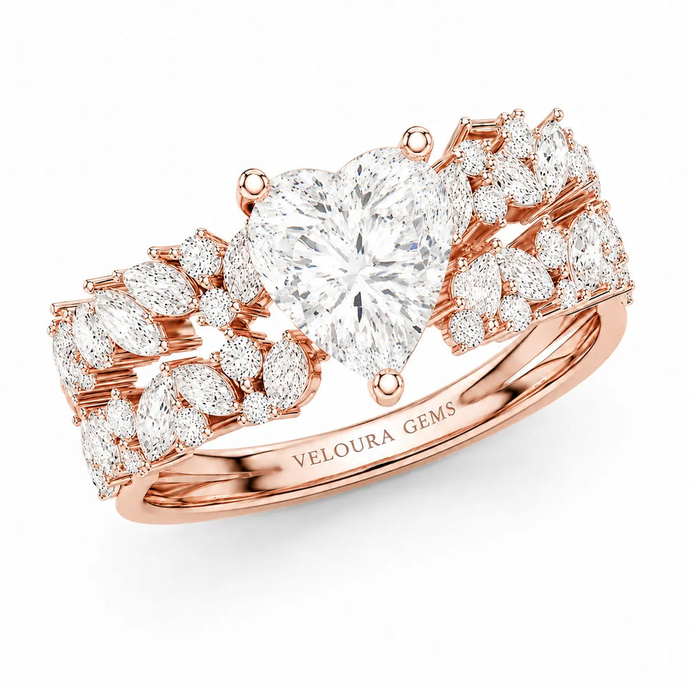 Celestial Symphony Two Step Wear Diamond Ring