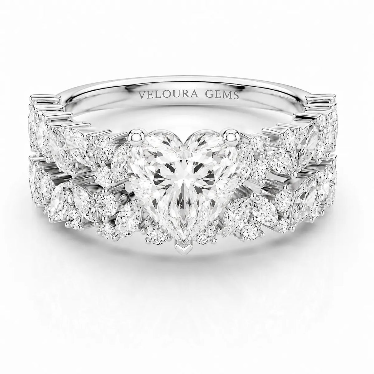 Celestial Symphony Two Step Wear Diamond Ring