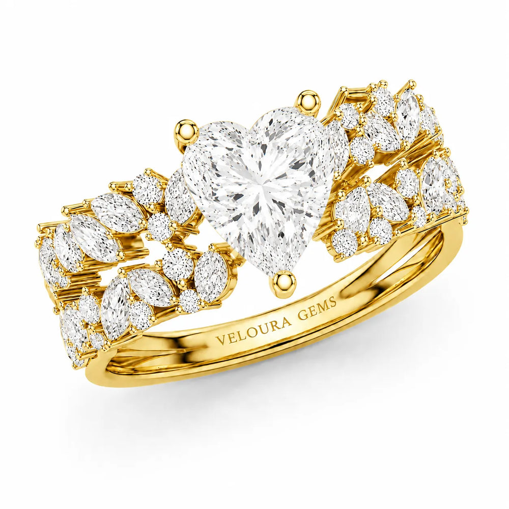 Celestial Symphony Two Step Wear Diamond Ring