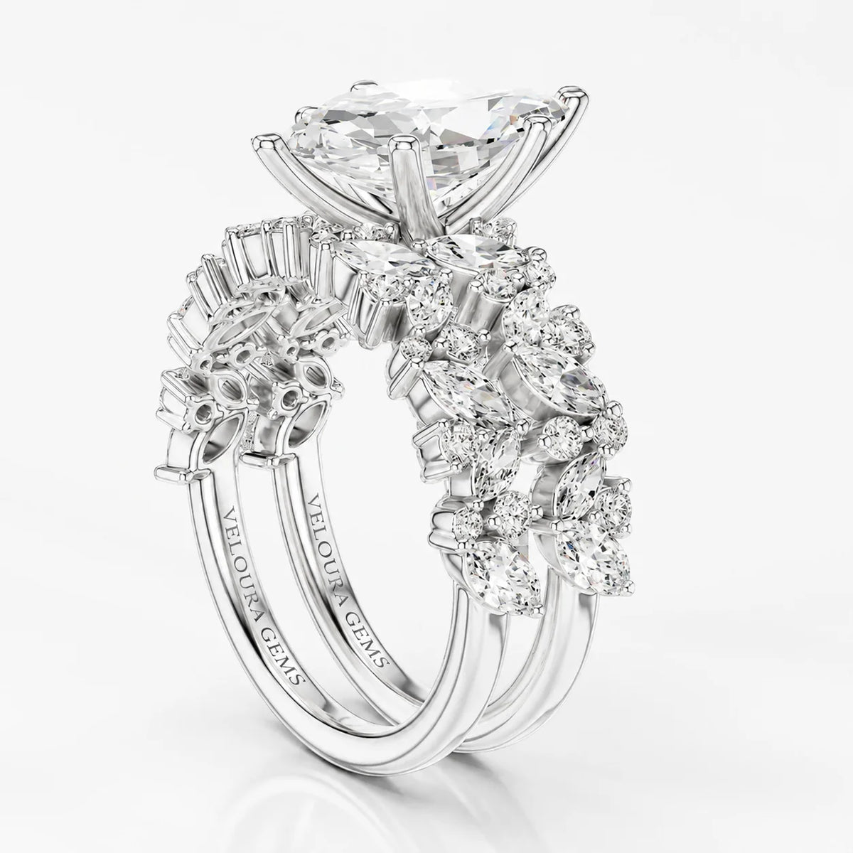 Celestial Symphony Two Step Wear Diamond Ring