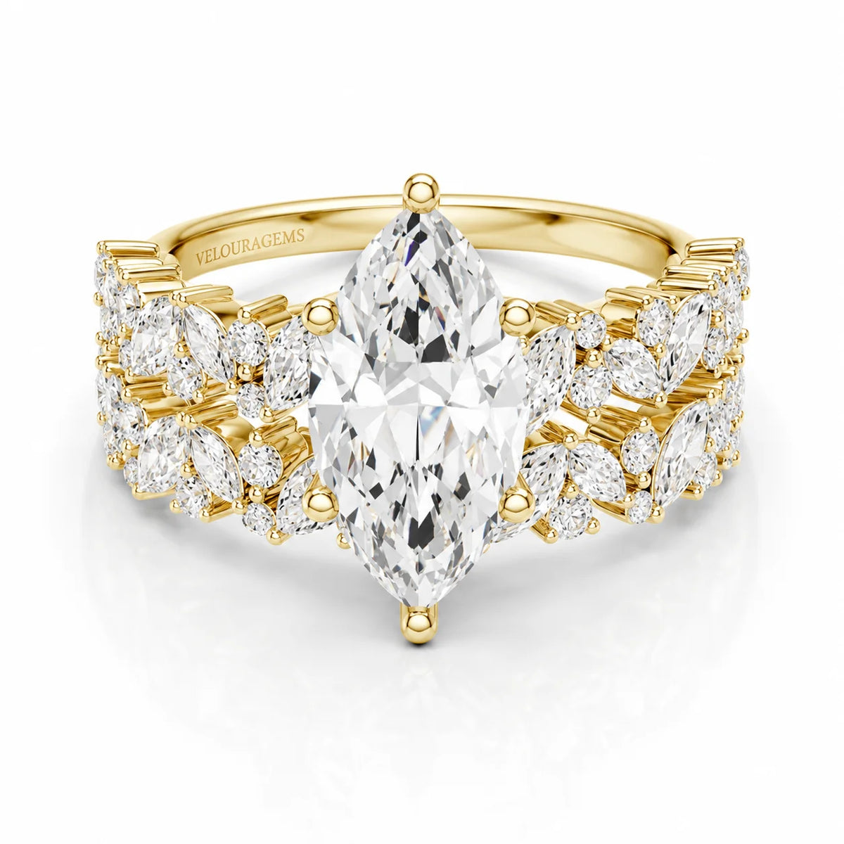 Celestial Symphony Two Step Wear Diamond Ring