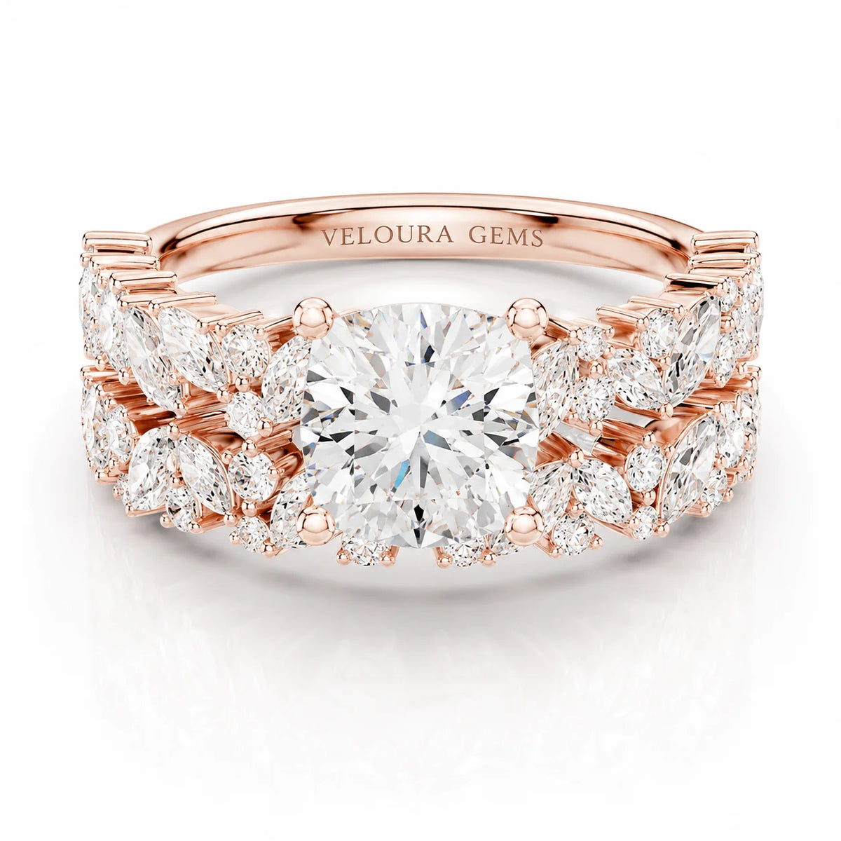 Celestial Symphony Two Step Wear Diamond Ring