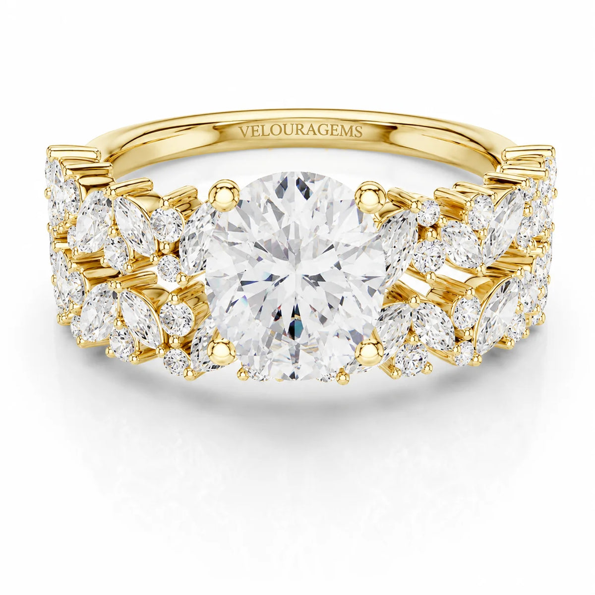 Celestial Symphony Two Step Wear Diamond Ring