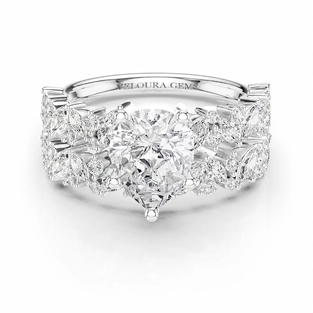 Celestial Symphony Two Step Wear Diamond Ring