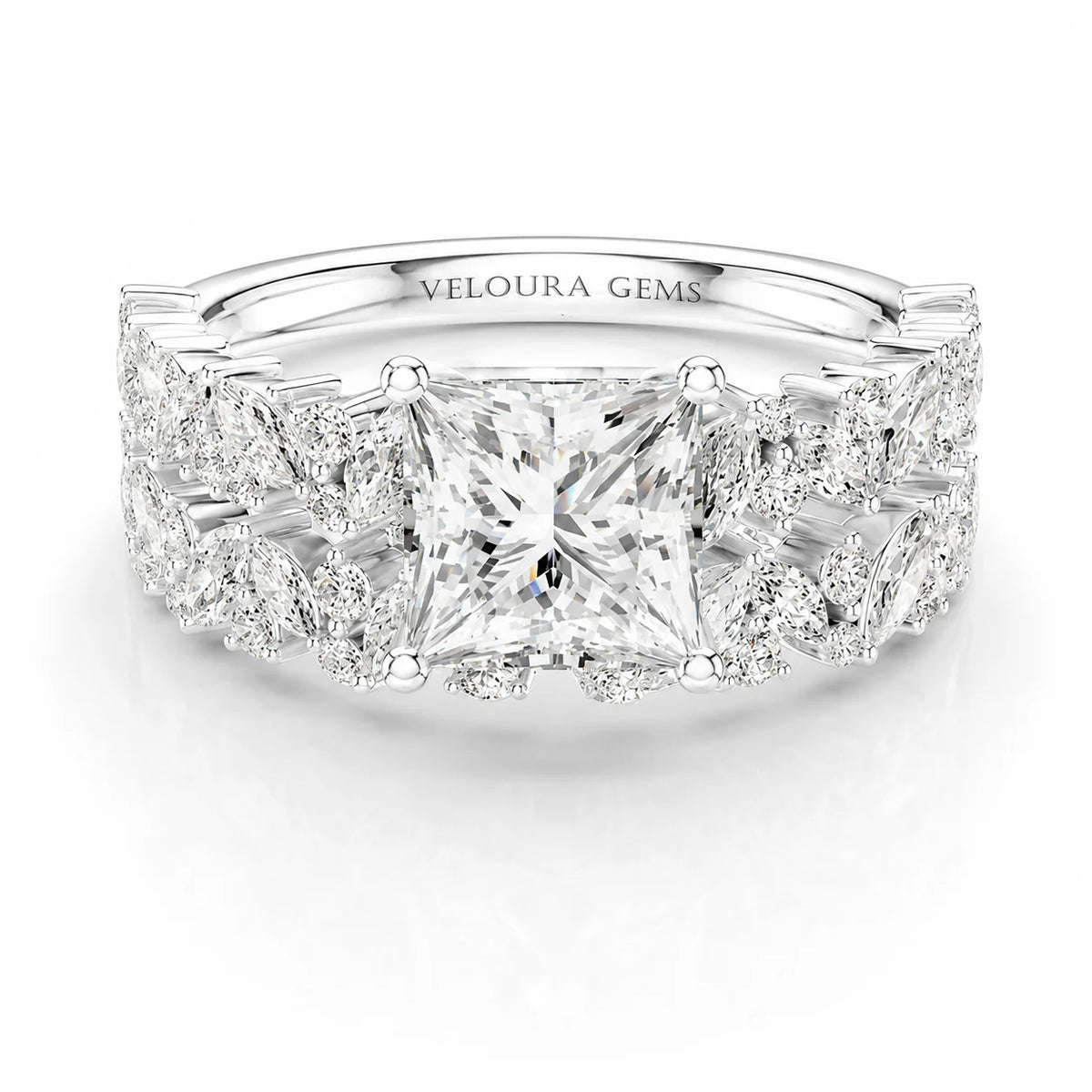Celestial Symphony Two Step Wear Diamond Ring