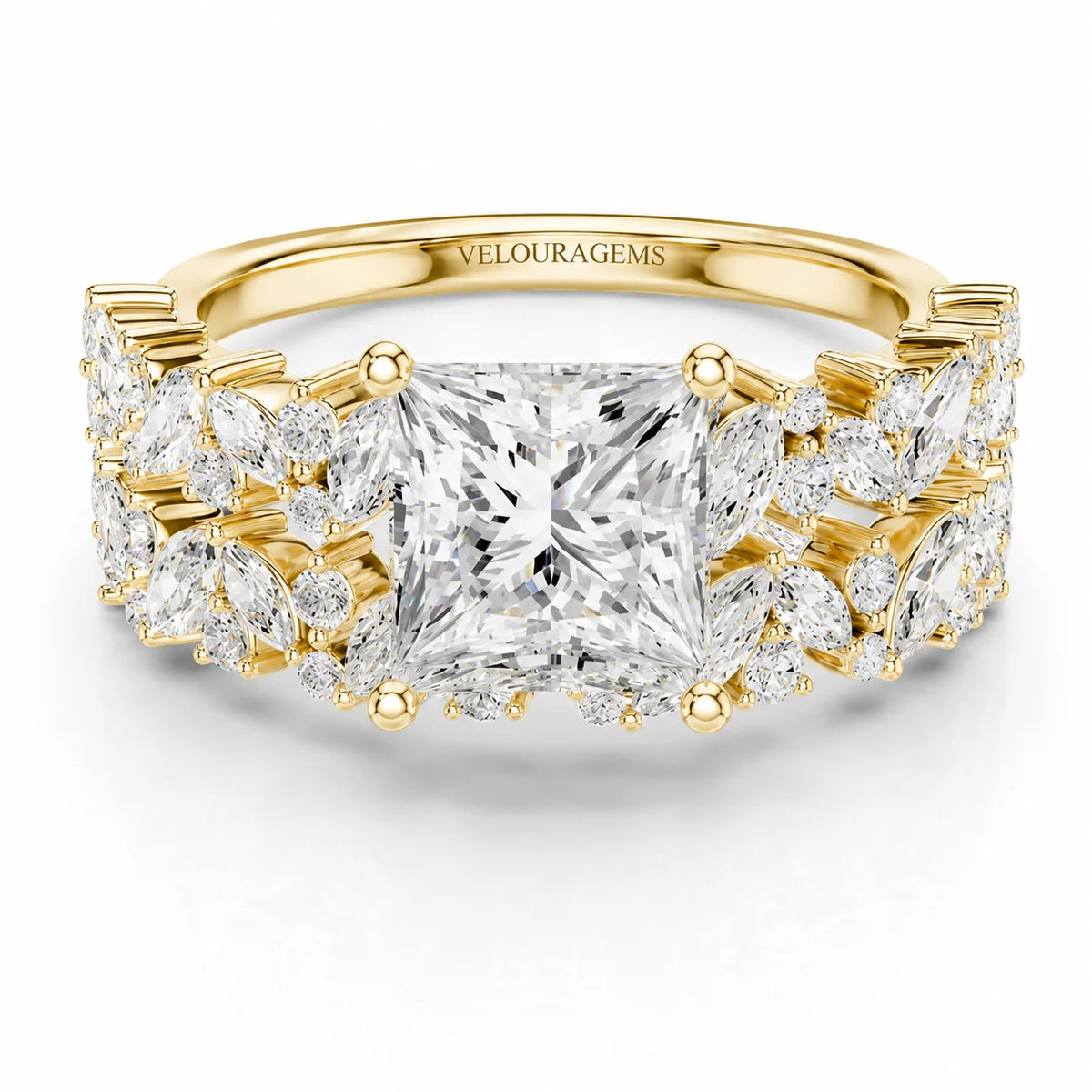 Celestial Symphony Two Step Wear Diamond Ring