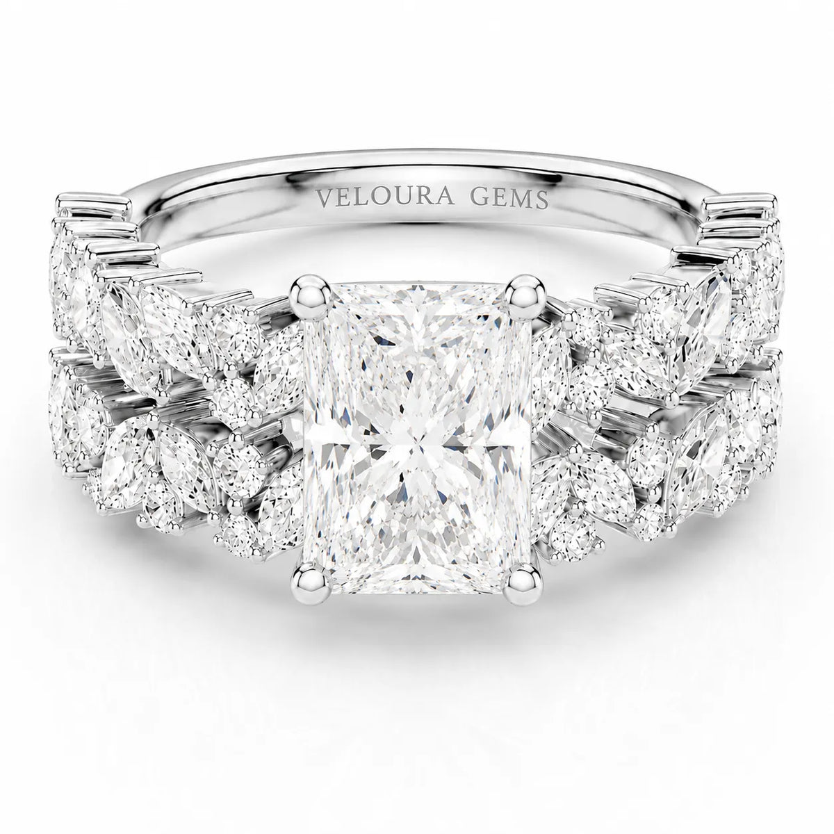 Celestial Symphony Two Step Wear Diamond Ring