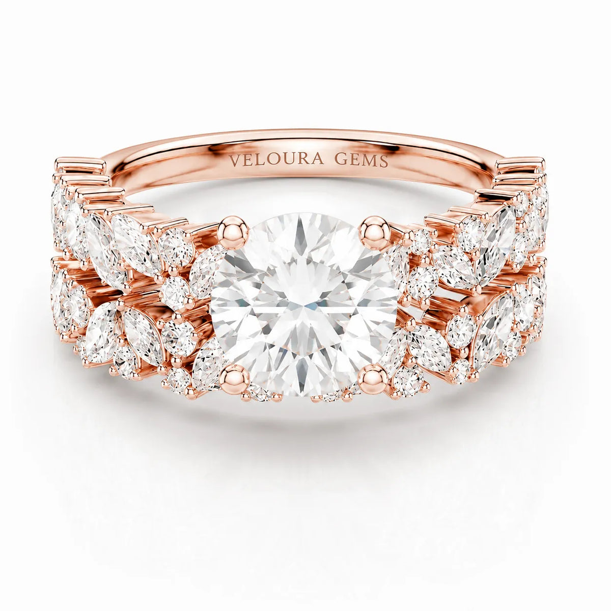 Celestial Symphony Two Step Wear Diamond Ring