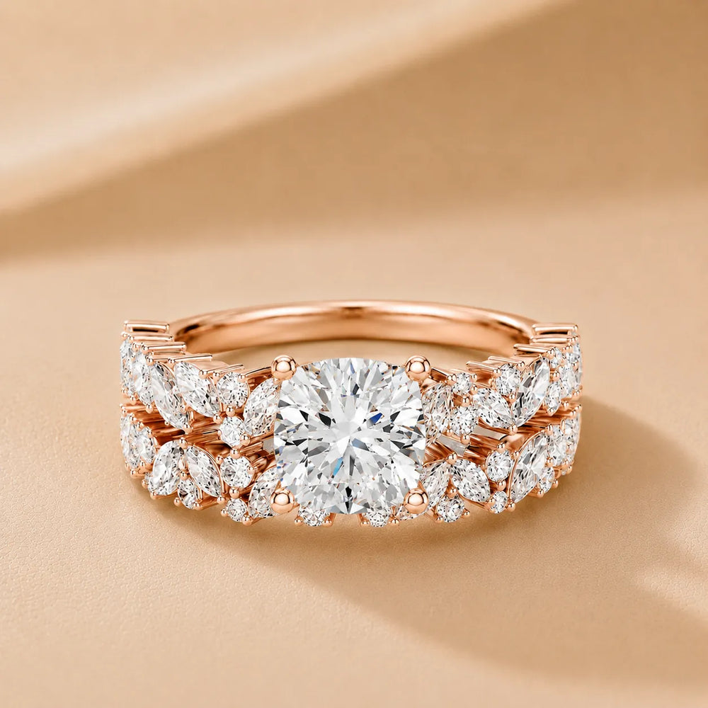 Celestial Symphony Two Step Wear Diamond Ring
