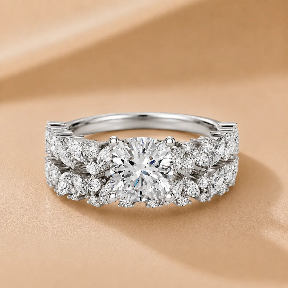 Celestial Symphony Two Step Wear Diamond Ring