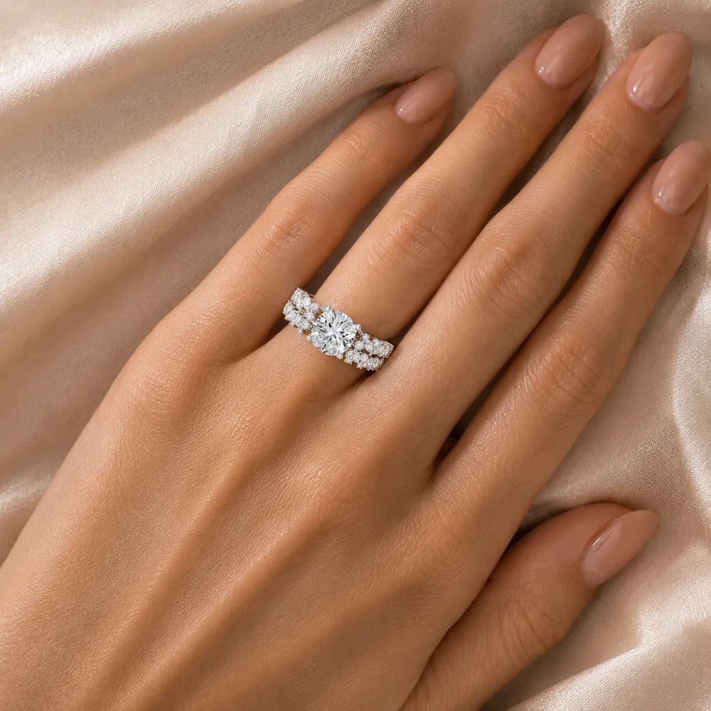 Celestial Symphony Two Step Wear Diamond Ring