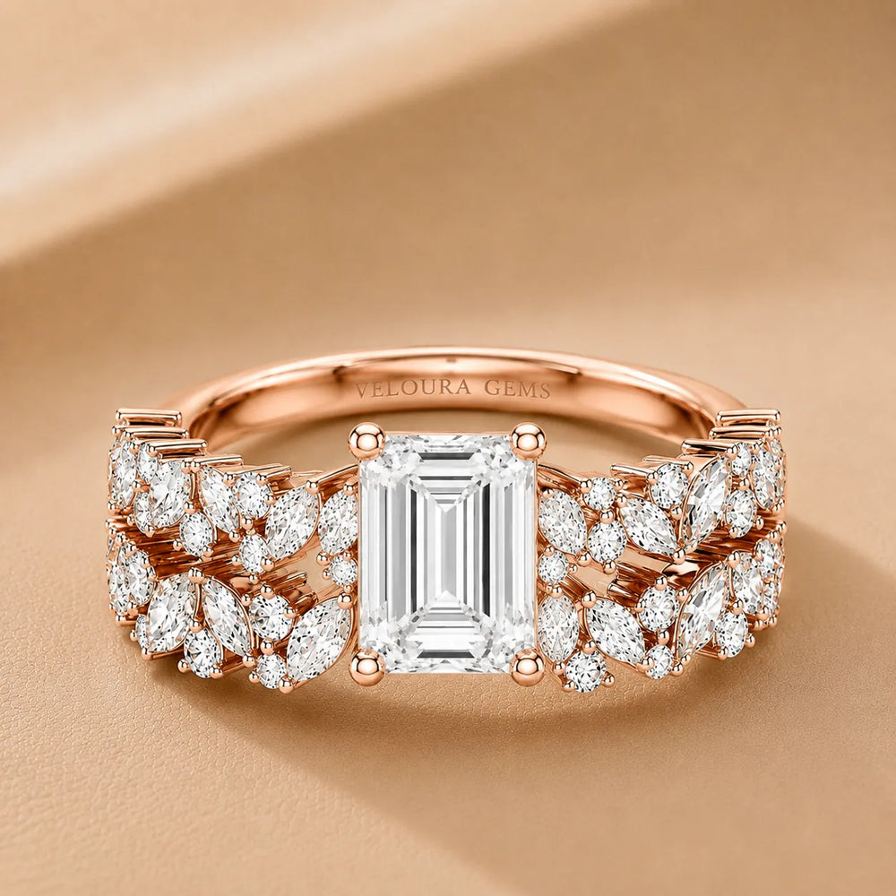 Celestial Symphony Two Step Wear Diamond Ring