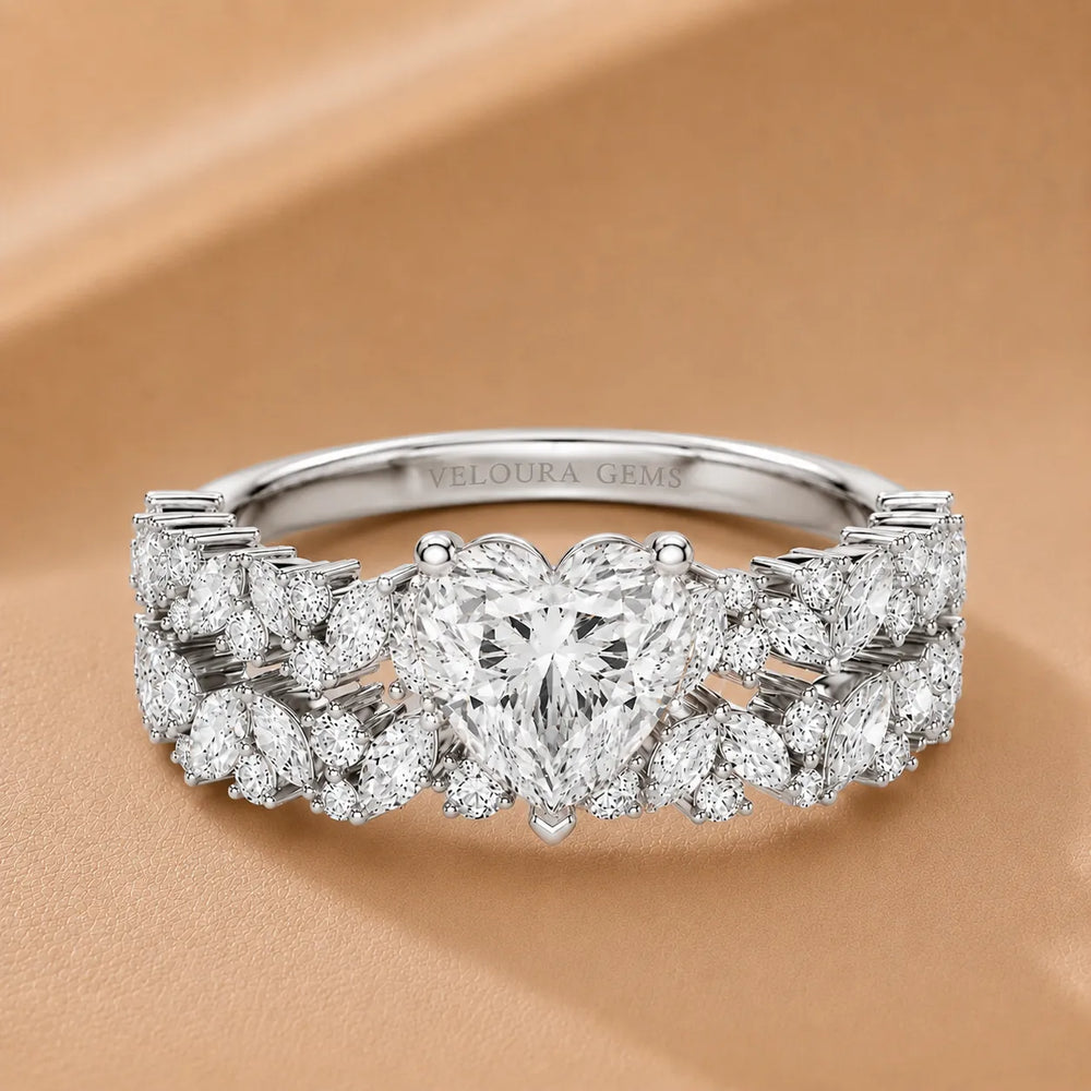 Celestial Symphony Two Step Wear Diamond Ring
