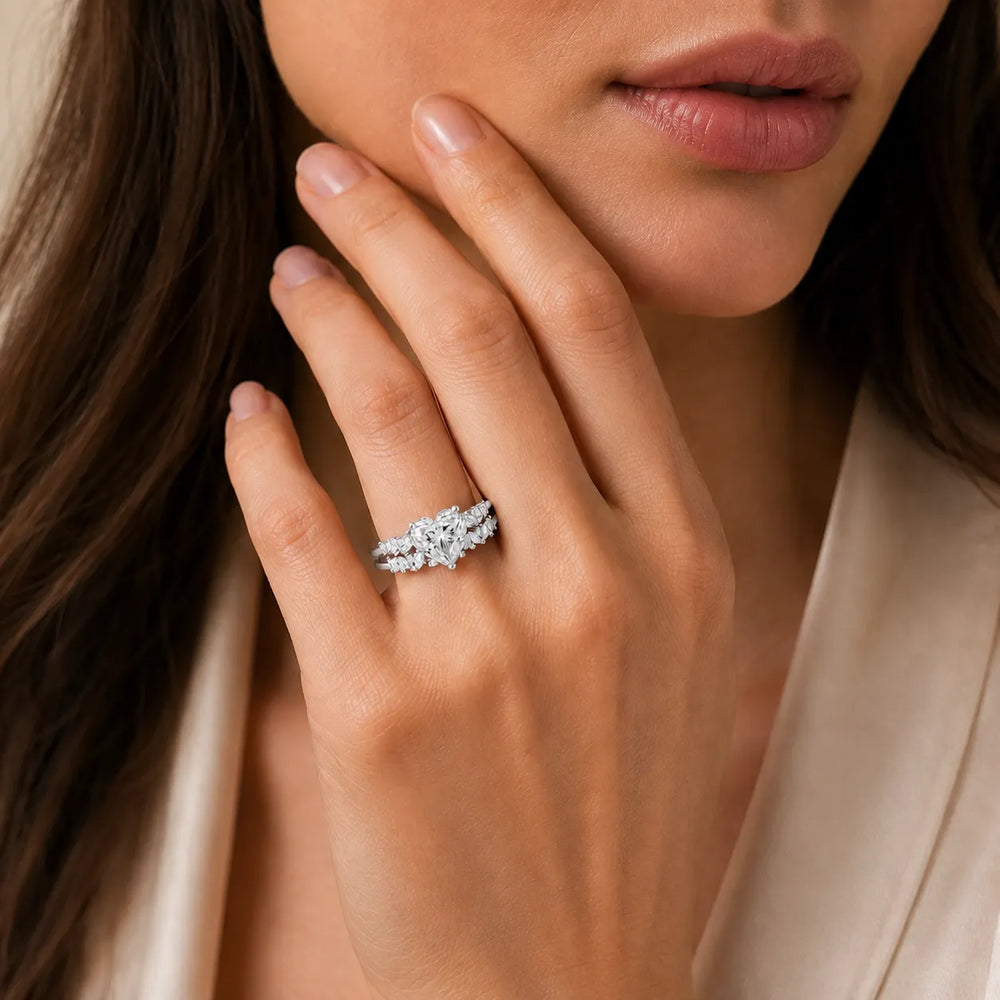 Celestial Symphony Two Step Wear Diamond Ring