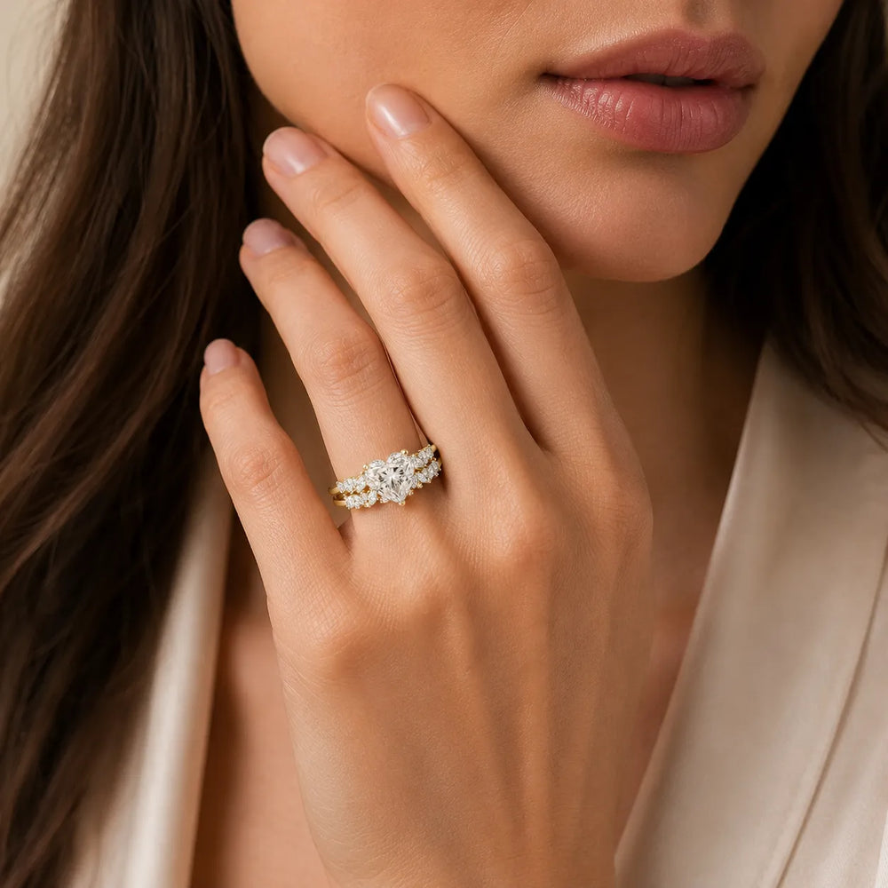 Celestial Symphony Two Step Wear Diamond Ring