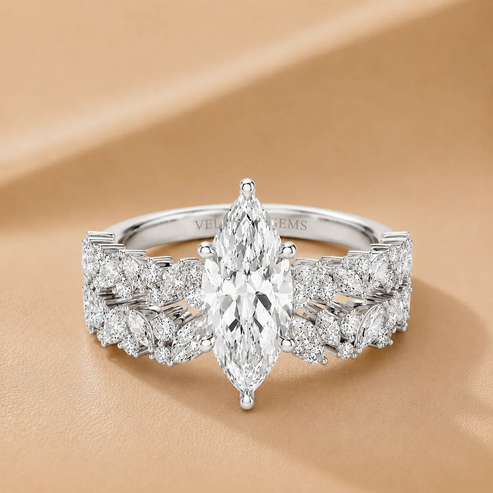 Celestial Symphony Two Step Wear Diamond Ring