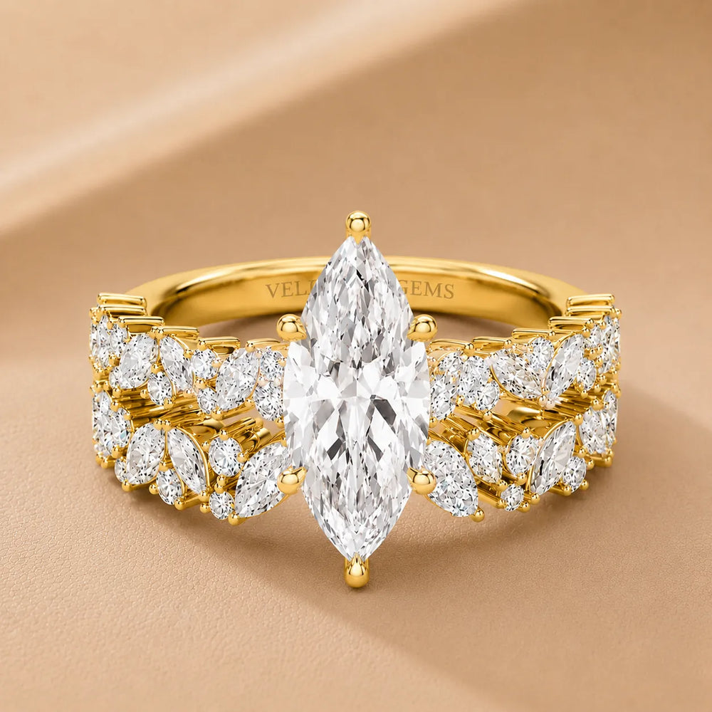 Celestial Symphony Two Step Wear Diamond Ring