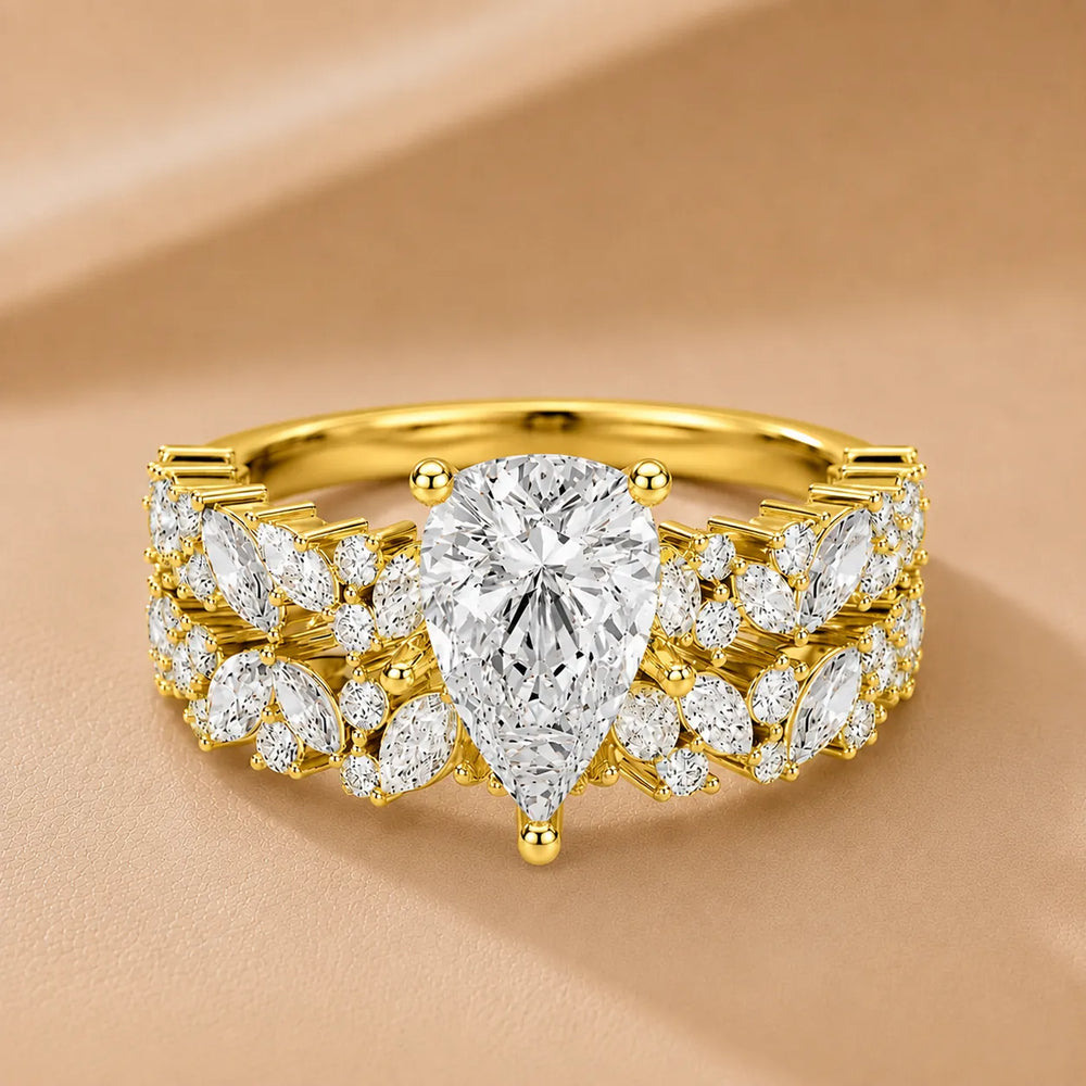 Celestial Symphony Two Step Wear Diamond Ring
