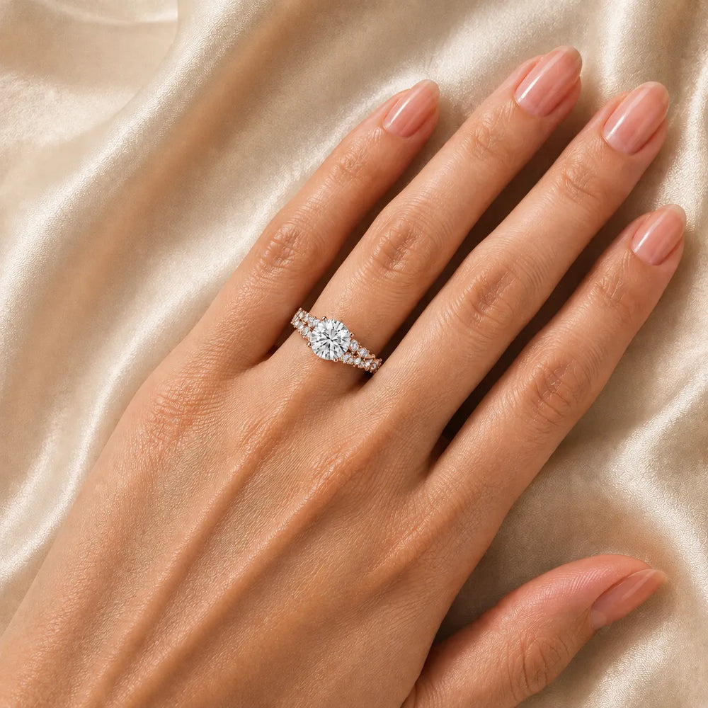 Celestial Symphony Two Step Wear Diamond Ring