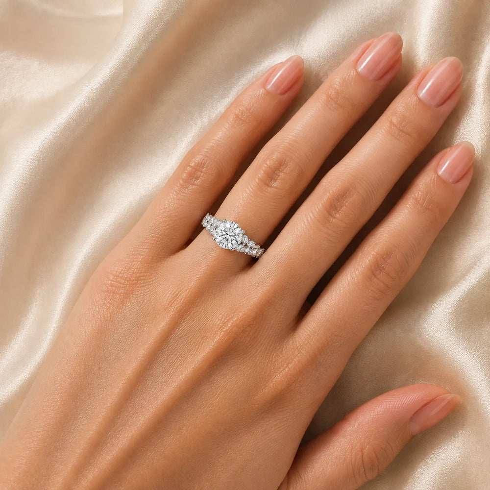 Celestial Symphony Two Step Wear Diamond Ring
