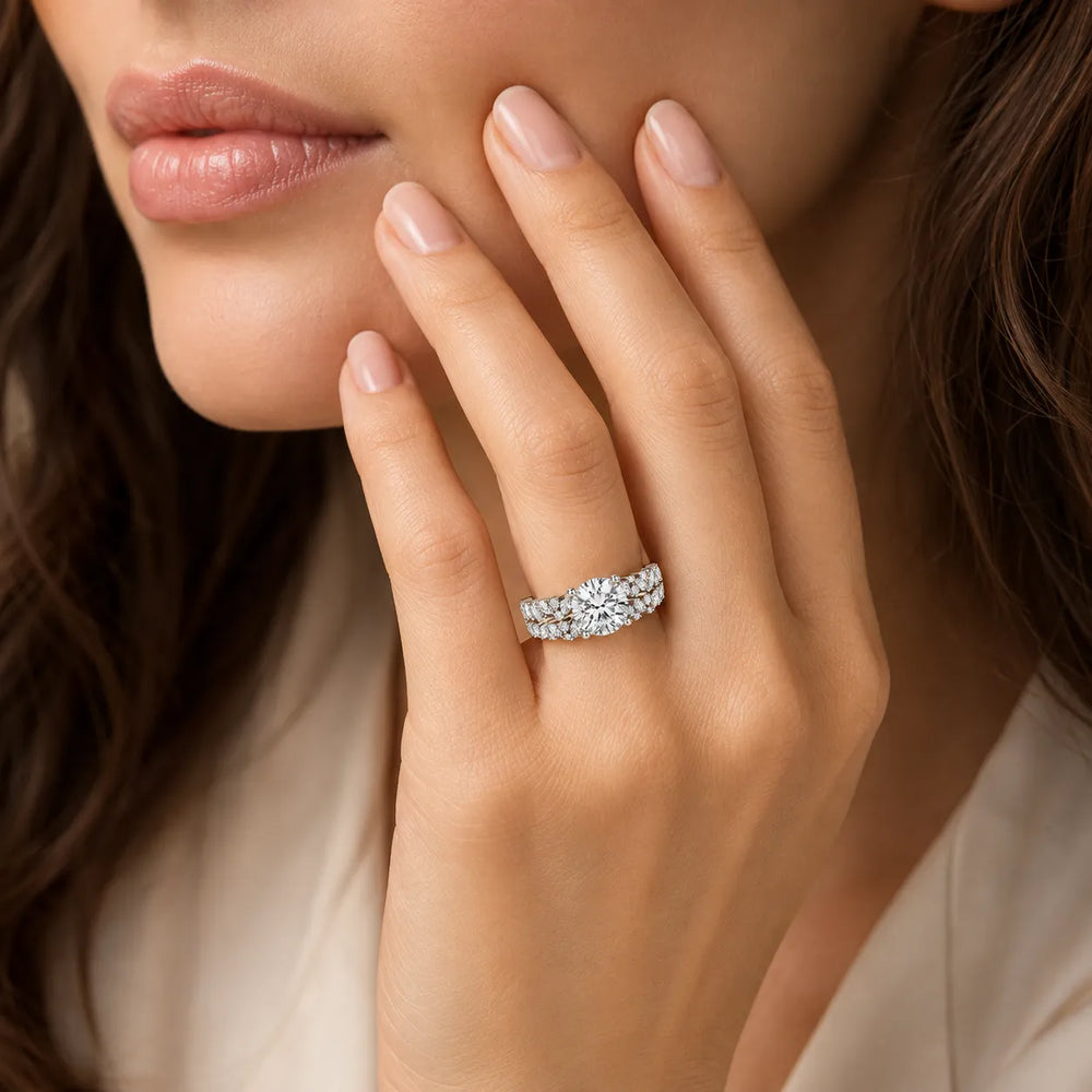 Celestial Symphony Two Step Wear Diamond Ring