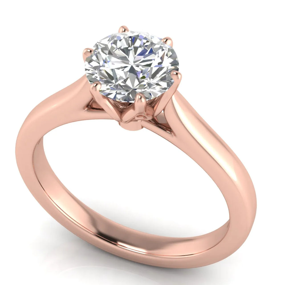 Classic Solitaire Ring with Elegant Center Stone