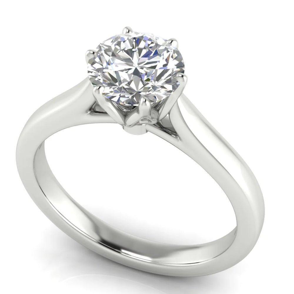 Classic Solitaire Ring with Elegant Center Stone