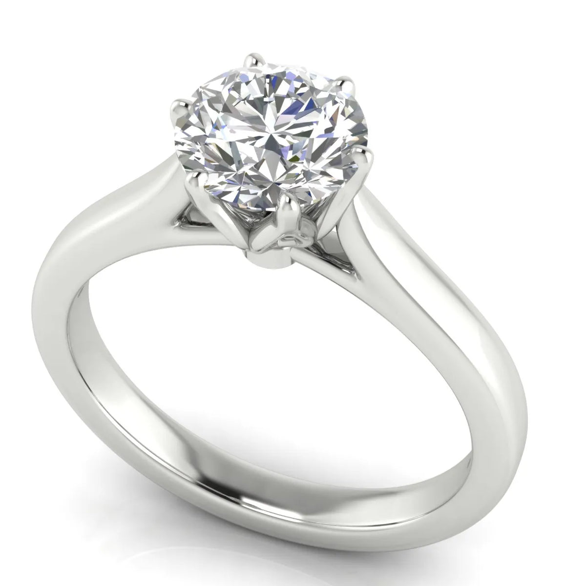 Classic Solitaire Ring with Elegant Center Stone