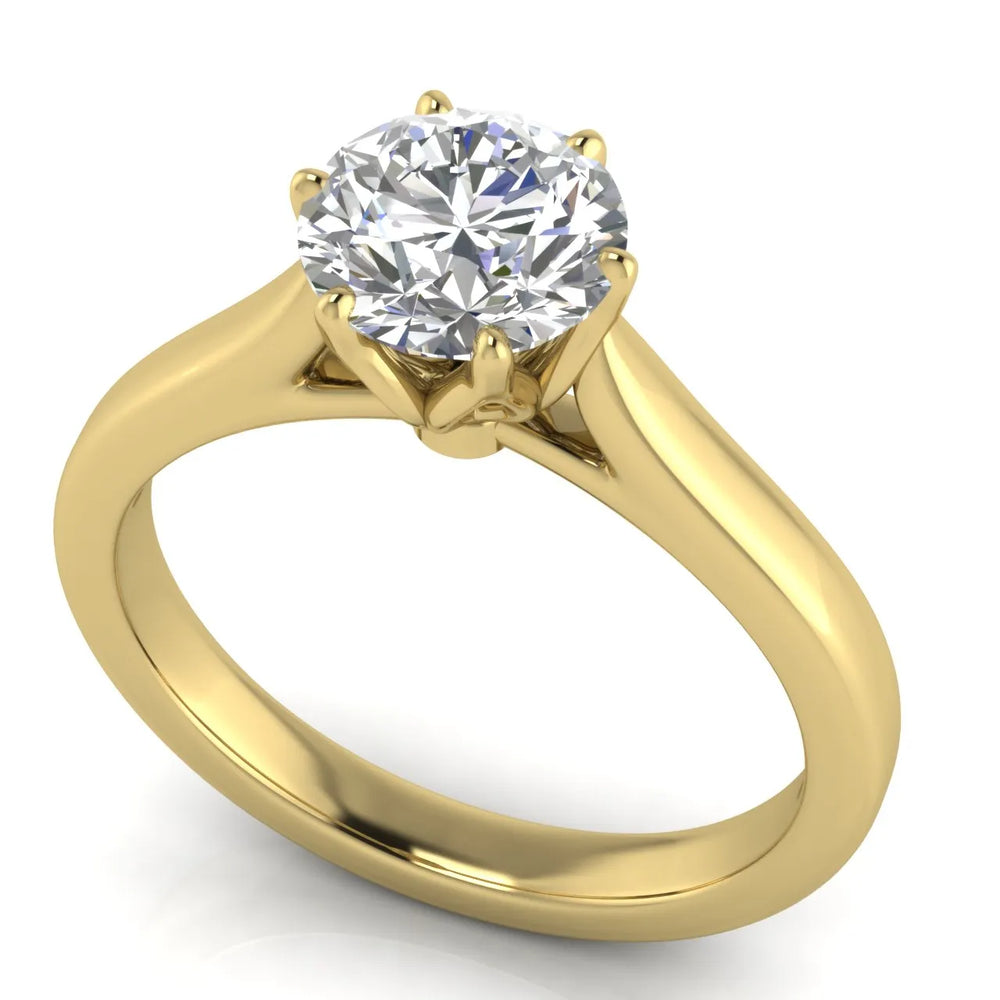 Classic Solitaire Ring with Elegant Center Stone