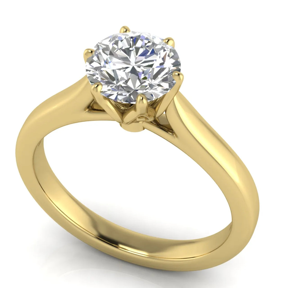 Classic Solitaire Ring with Elegant Center Stone