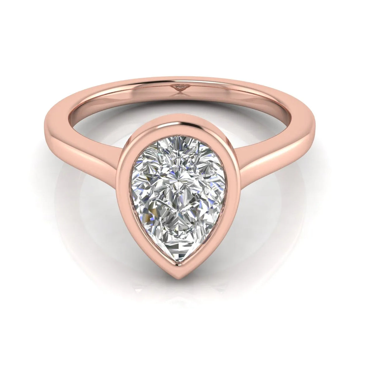 Romantic Halo Solitaire Ring