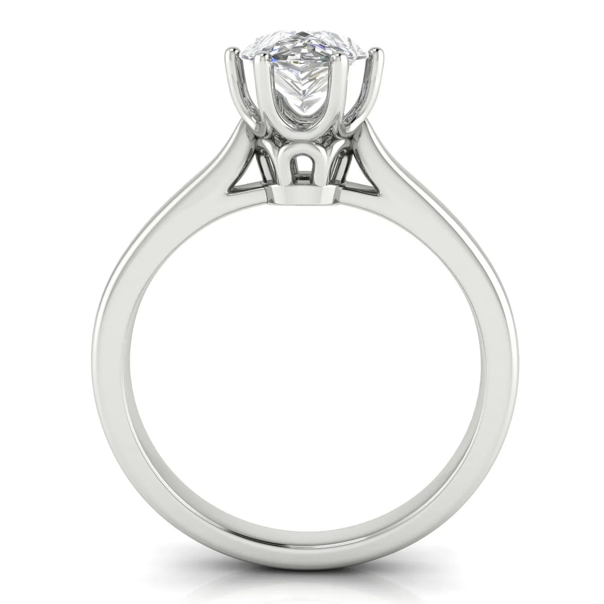 Romantic Solitaire Ring with Timeless Design
