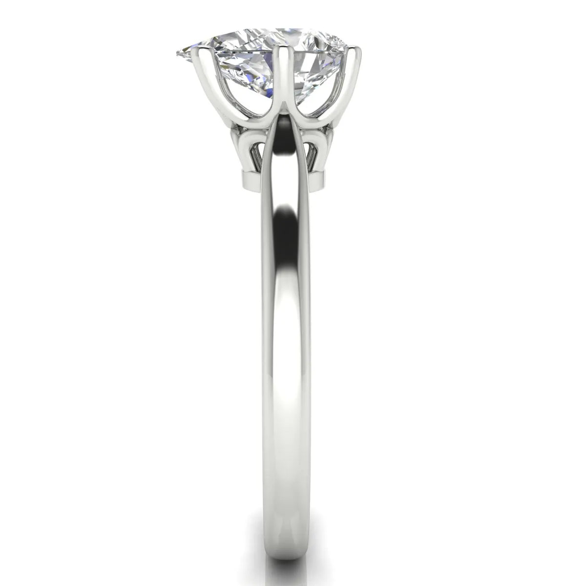 Romantic Solitaire Ring with Timeless Design