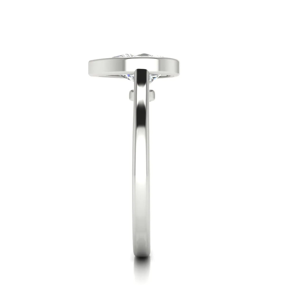Romantic Halo Solitaire Ring