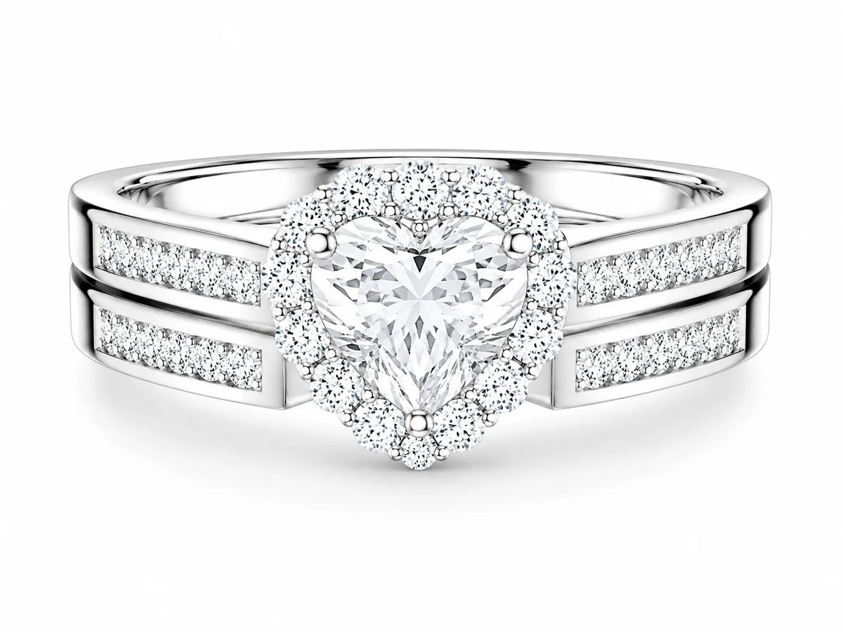 Divine Harmony Ring with Side Ring