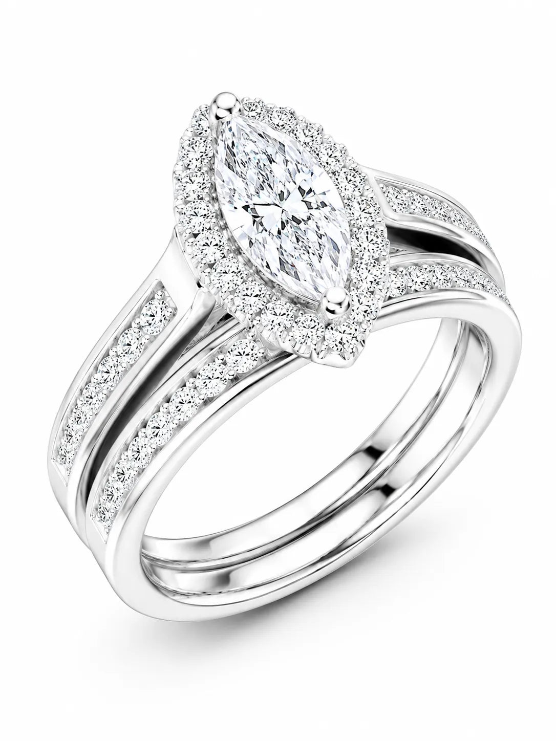 Divine Harmony Ring with Side Ring